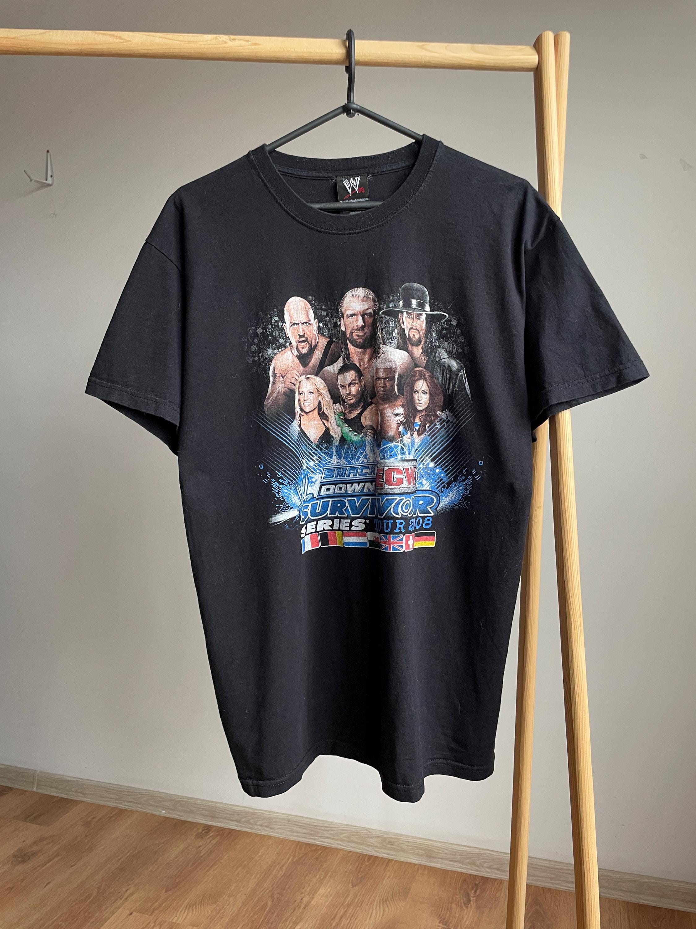 WWE Smack Down Survivor Series 2008 Tour T-shirt Size L - Etsy