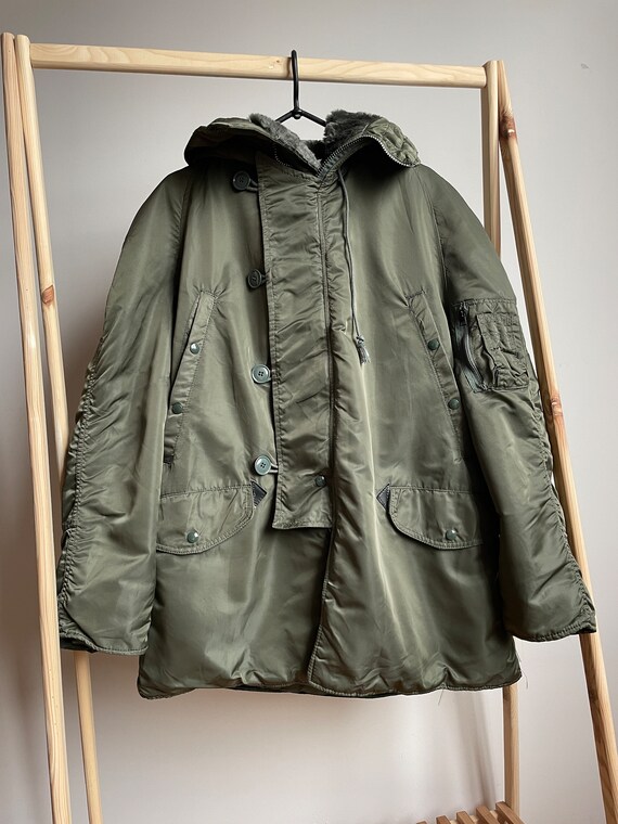 Alpha Industries Vintage Made in USA N-3B Parka Größe L - Etsy.de