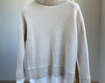 Maglione a collo alto in lana e alpaca Malliot da donna Allsaints, taglia S