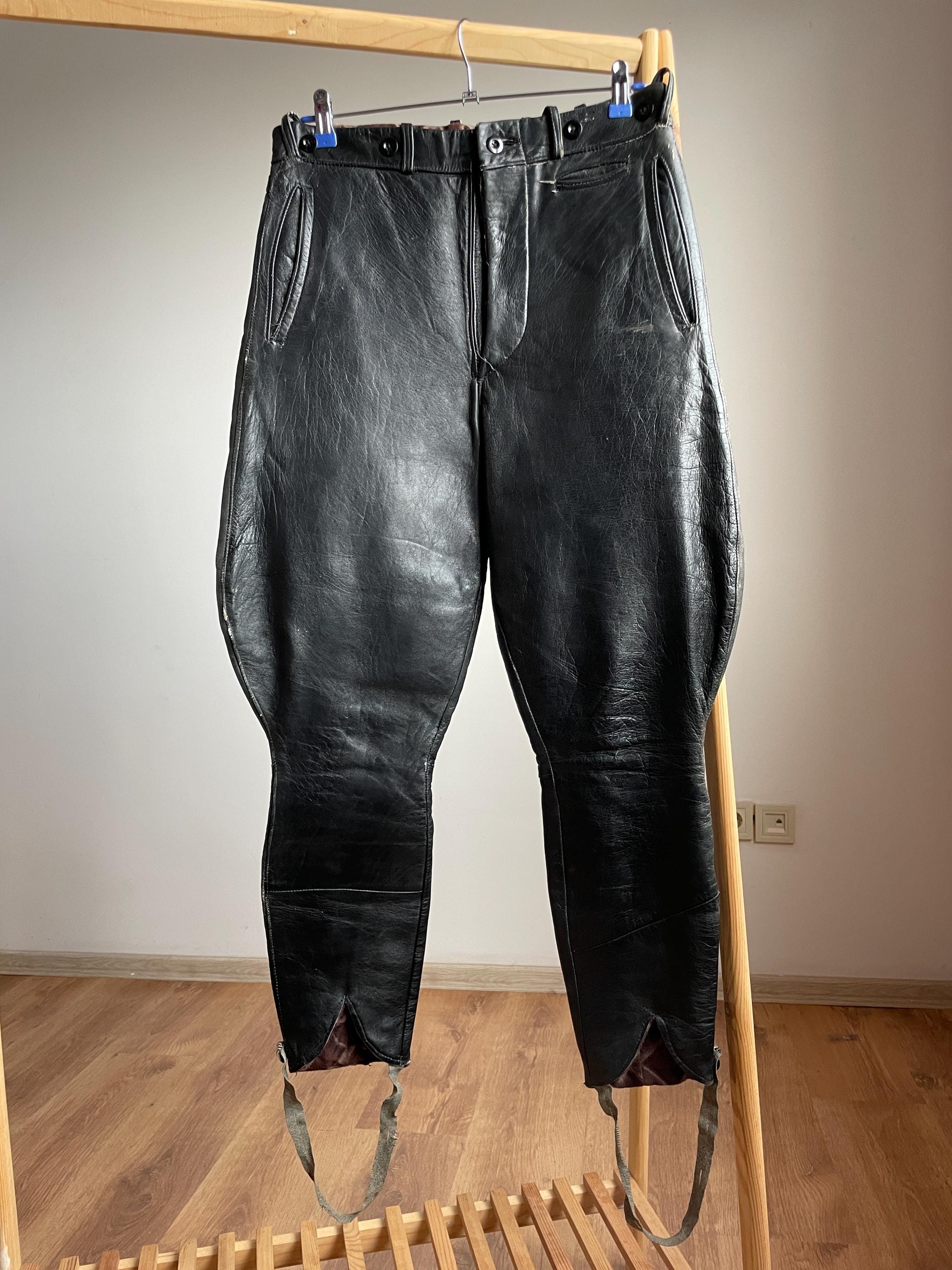 Vintage 1940's WW2 Leather Pilot Breeches Jodhpurs - Etsy