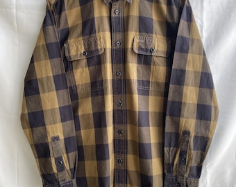 Filson Vintage Wash Alaskan Guide Check Shirt Size M