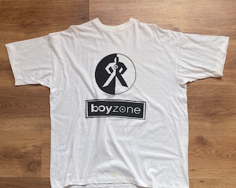 Boyzone Band Vintage 80s 90s Single Stitch T-Shirt One Size