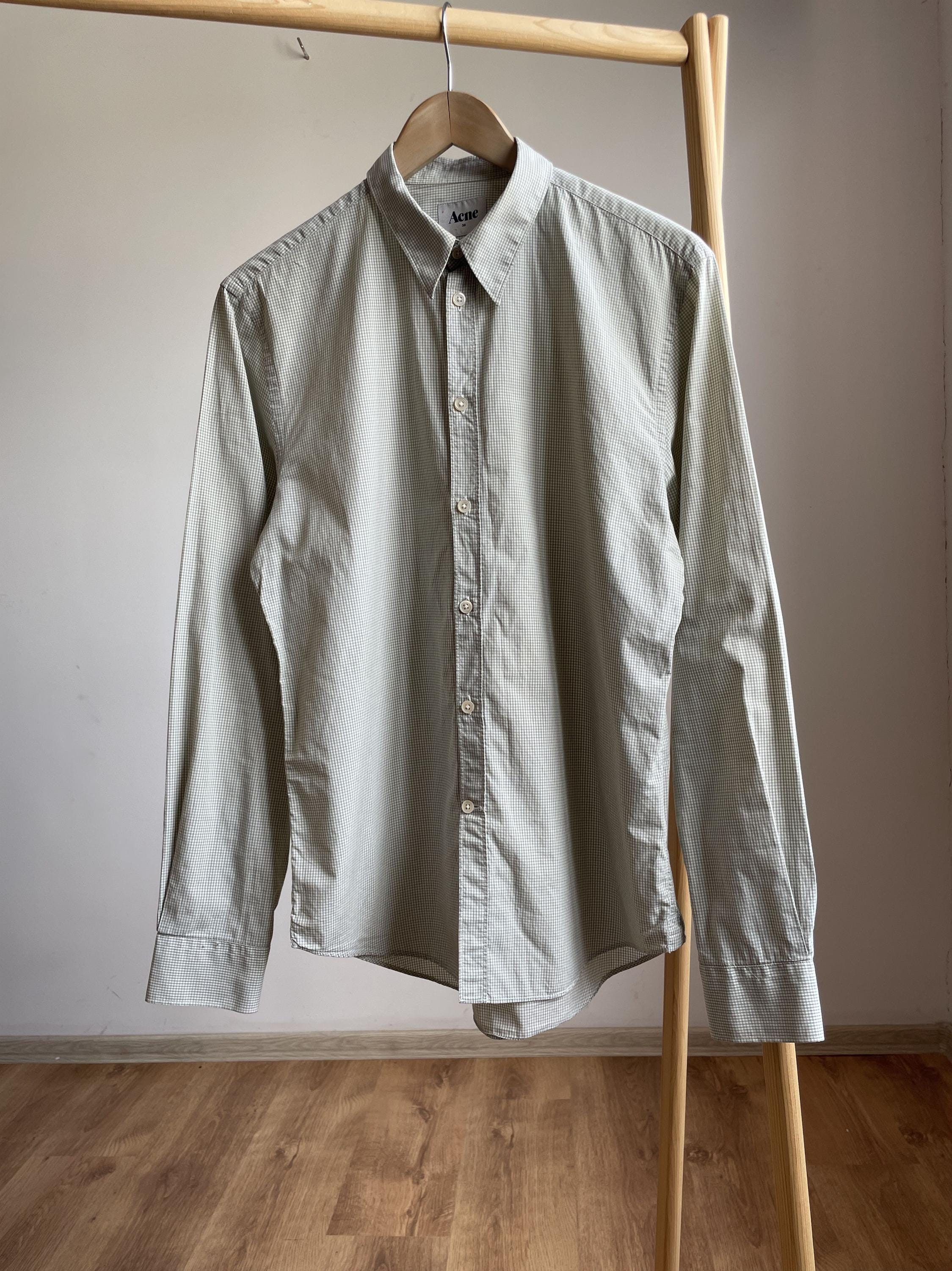 Acne Studios A/W 08 Classic Slim Check Shirt Size EUR 50