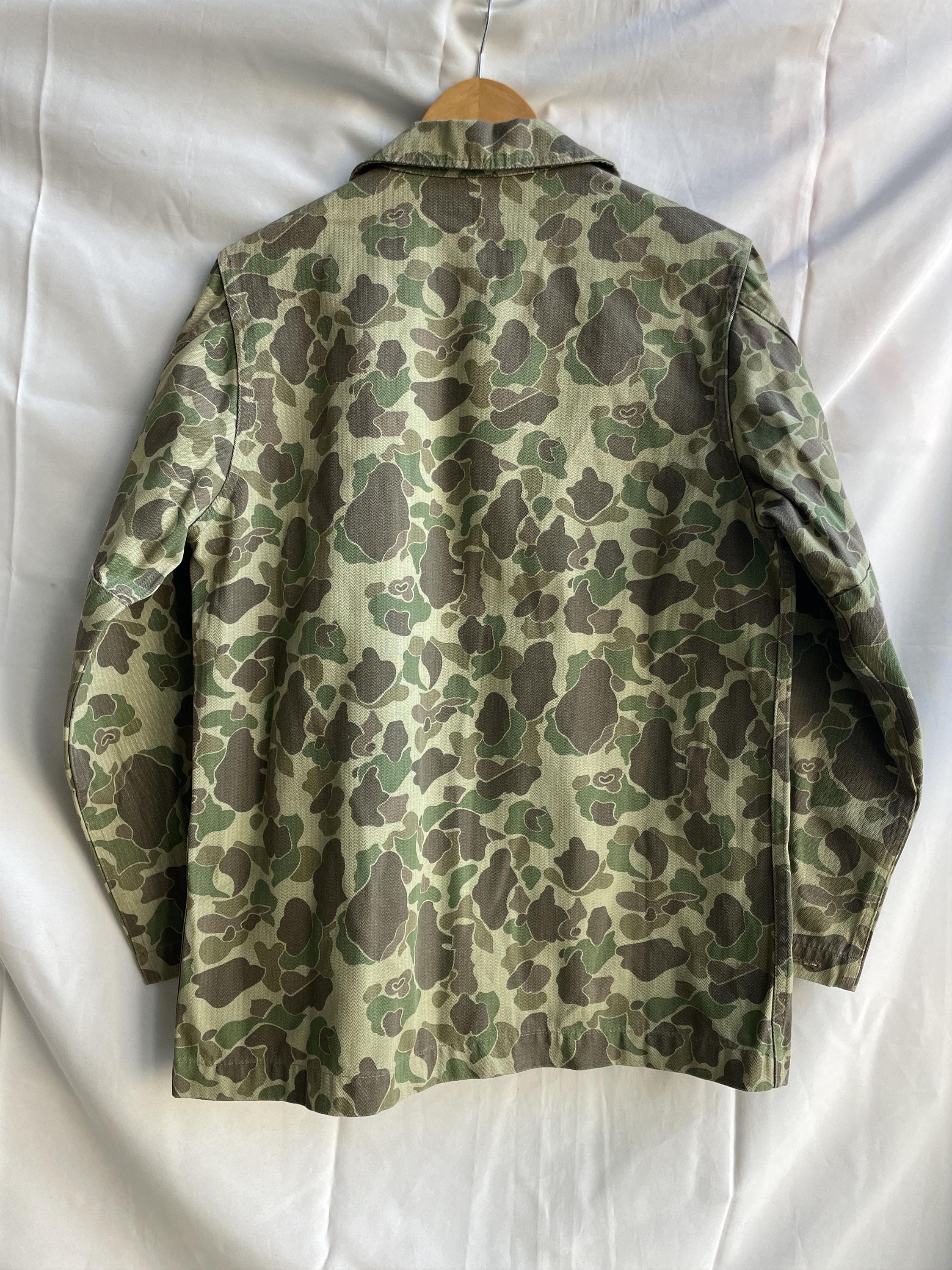 WWII US Army M-43 Duck Hunter Camo HBT Reproduction Jacket Size M