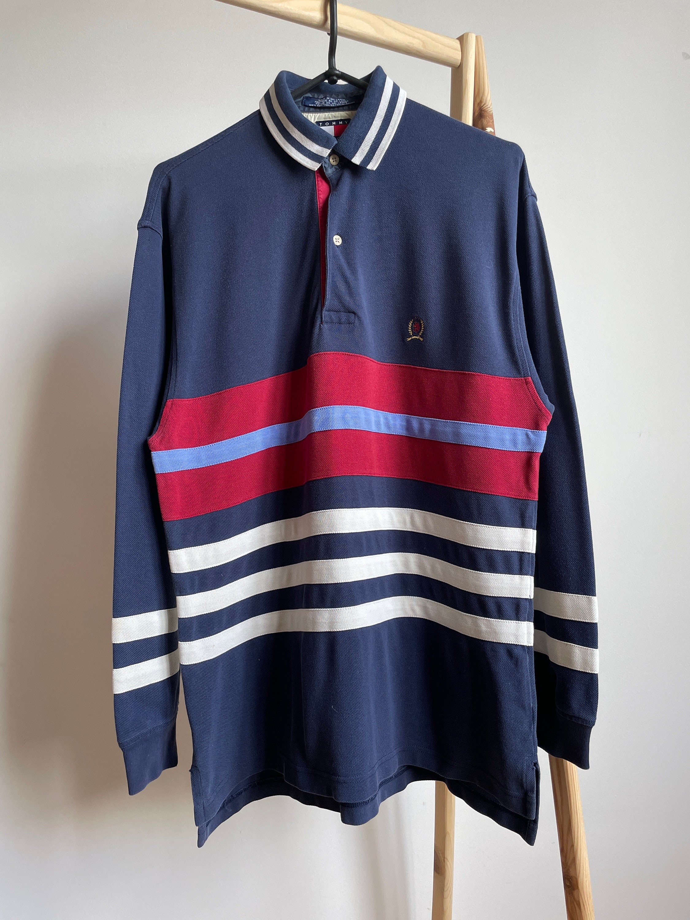Tommy hilfiger rugby shirt vintage discount