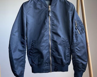 Vintage 90's ALPHA INDUSTRIES MA-1 Flight Jacket Bomber Jacket