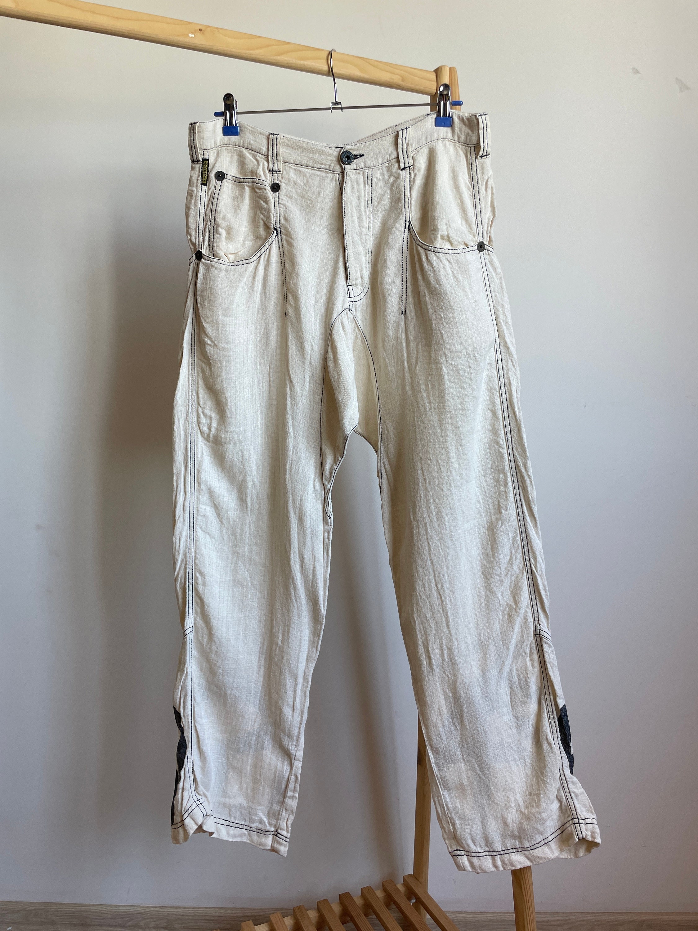 Linen Armani Jeans - Etsy