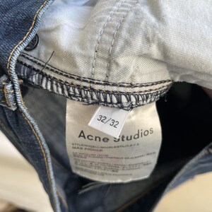 Acne Studios Max Prince Slim Fit Denim Talla 32x32 imagen 12