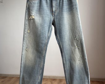 Vintage 90s Levis Silver Tab Black Baggy Jeans - Size 31x30 - Etsy