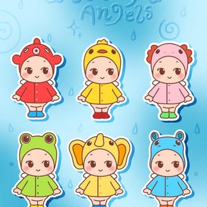Sonny Angels Rainy Day Series Die Cut Sticker | Waterproof | Holographic