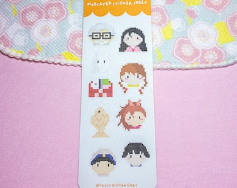 Studio Ghibli Sticker Sheets | Deco Stickers | Journaling | Stationery | Cute