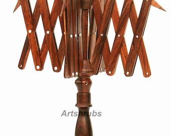 Devanadora de hilo de mesa de palisandro: devanadora de tejido sin enredos