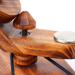 Beach Wood Yarn Winder Large Wooden Yarn Winder for Knitting Crocheting Heavy Duty Natural Ball Winder - Perfect Christmas Gift for Mom