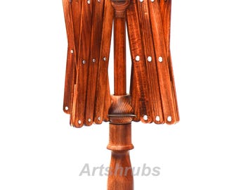 Handmade Beachwood Yarn Winder: Knitting & Crochet Tabletop Spinner