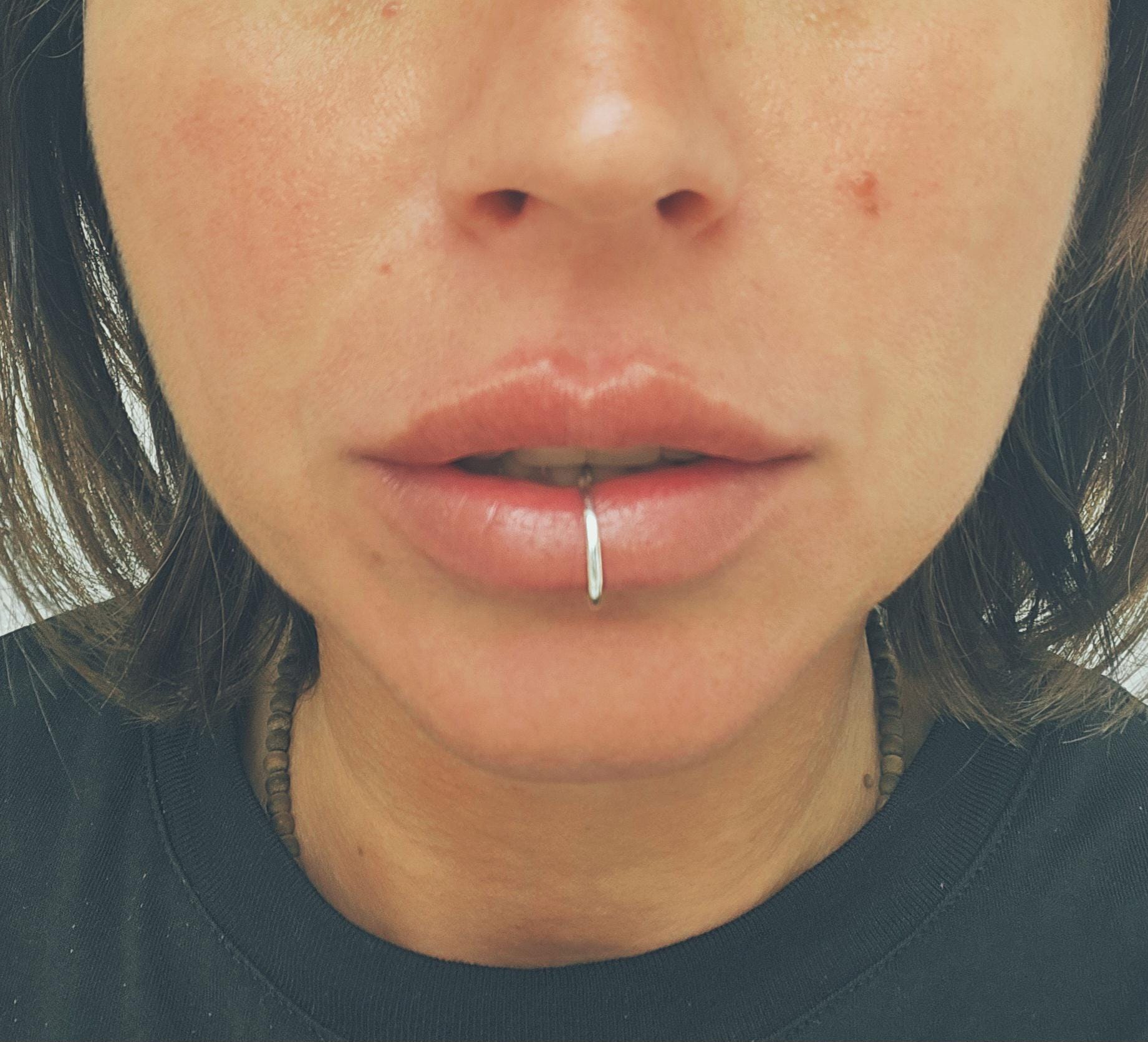 Catena Dal Naso All'orecchio, Anello Al Naso Finto, Gioielli Per Il Corpo, Gioielli Per Festival, Tribali, Burning Man, Catena Per Il Viso, Polsino Per Il Naso, Polsino Per Le Labbra, Gioielli Per - Foto 4