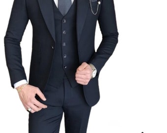 Men Suit Slim Fit Designer Three Piece Red Men's Suit For Wedding, Engagement, Anniversary, Prom, Groom wear and Grooms Men Suit Slim Fits