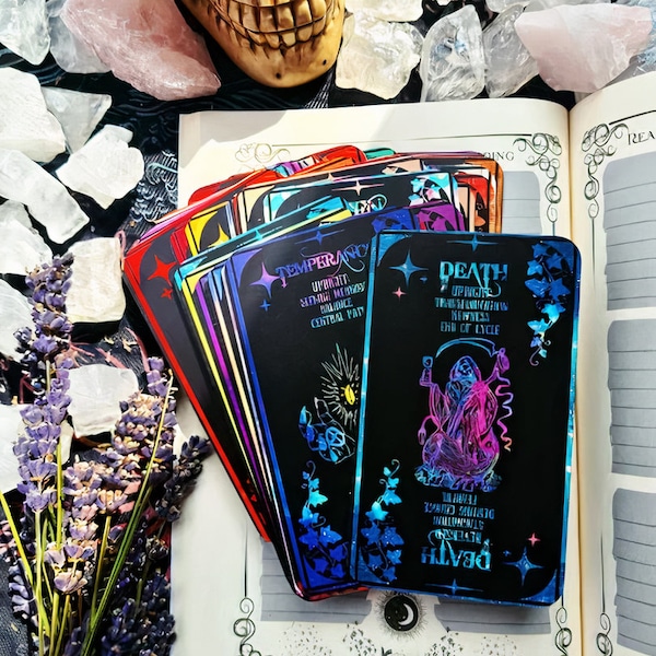 Tarot Trainings Deck - Bedeutungen auf Karten