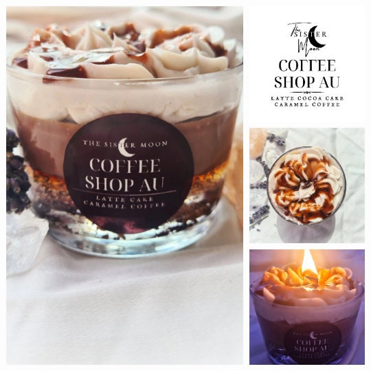 Coffee Shop AU Fanfic Trope Candle Etsy