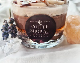 Cafetería AU - Vela de tropo de fanfic