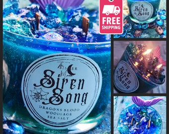 Siren Song - Bookish Candle, Mermaid Theme