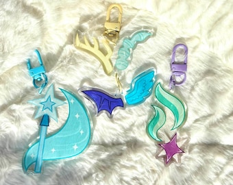 MLP Cutie Mark Inspired Acrylic Keychain [Set Two]