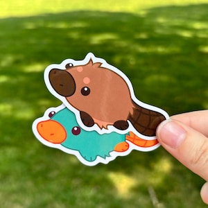 Platypus Vinyl Sticker