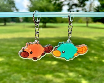 Platypus Acrylic Keychain