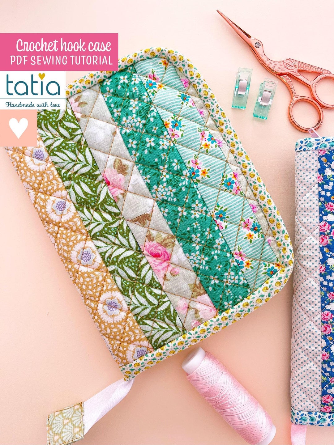 Crochet hook pouch pattern sale