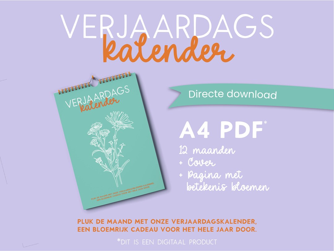 printable-birthday-calendar-a4-floral-illustrations-colorful-design-etsy