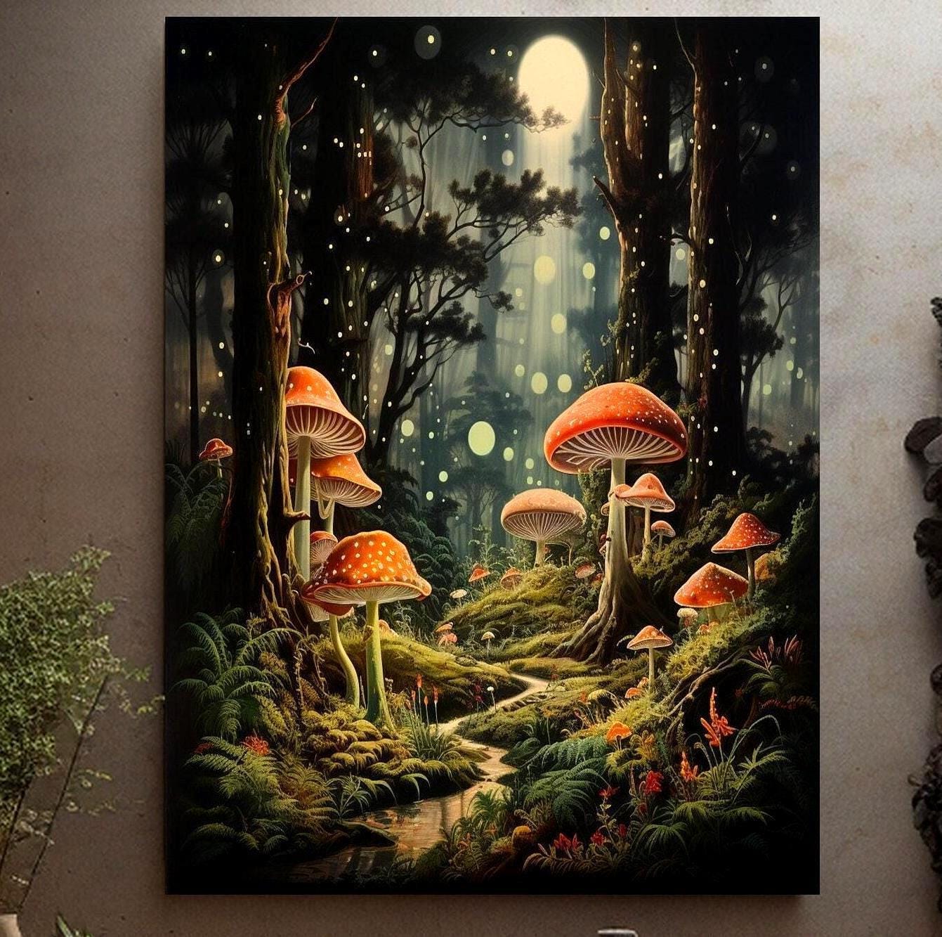 中田由絵 キャンバスアート Mushrooms#5 中田由絵 キャンバスアート Mushrooms #9 中田由絵 キャンバスアート