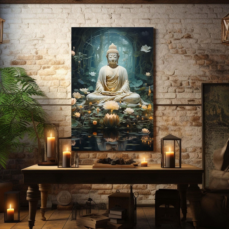 Buddha Wall Art Etsy — free download