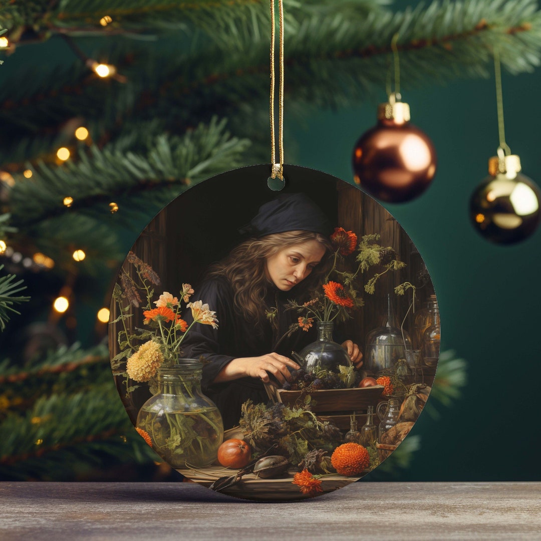 Wiccan Gift, Ethereal Ornament, Wiccan Ornament, Wiccan Christmas