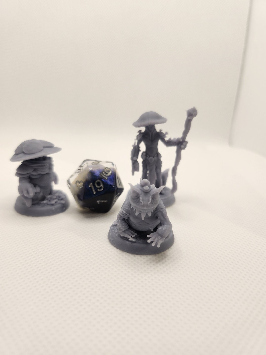 D&amp;D Myconid Miniatures 3D Printed by Pinto Prints - Etsy