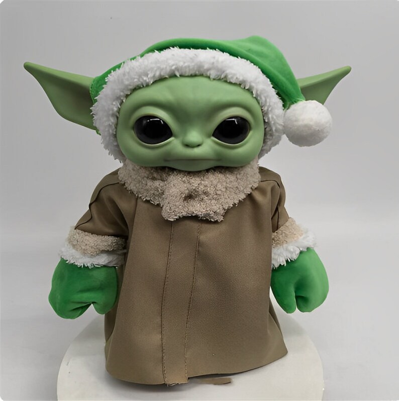 Baby Yoda Christmas 12inch Grogu Figure, Baby Yoda Christmas Gift Etsy