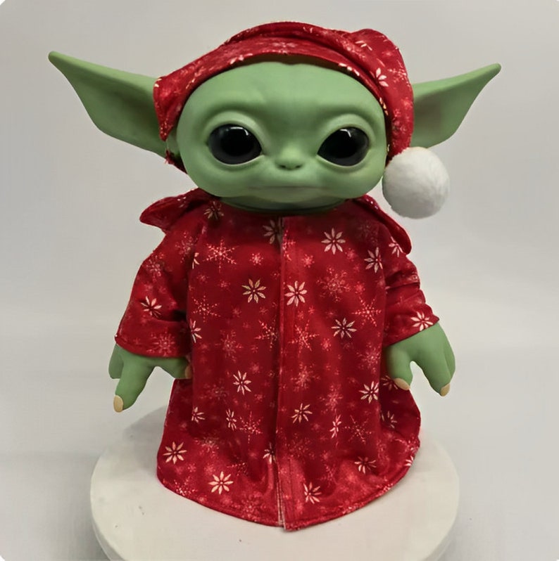 Baby Yoda Christmas 12inch Grogu Figure, Baby Yoda Christmas Gift Etsy