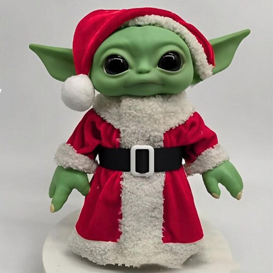 Baby Yoda Christmas 12inch Grogu Figure, Baby Yoda Christmas Gift Etsy