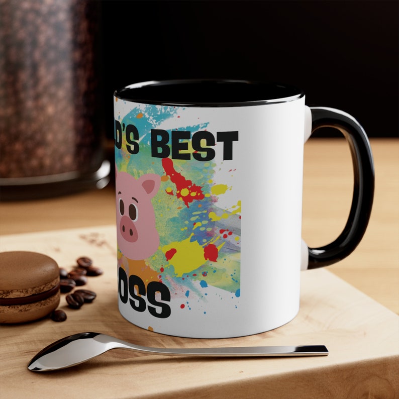 The Office World's Best Boss Mug Accent Coffee Mug 11oz Etsy