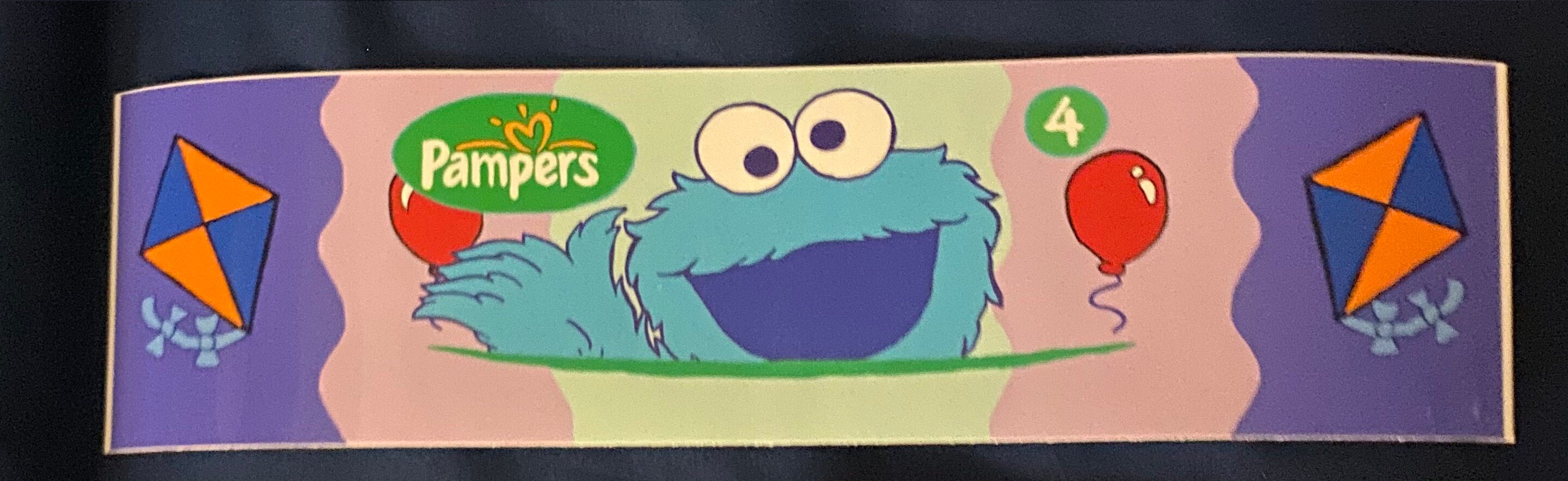 Vintage Pampers Sesame Street Diaper Tapes - Etsy