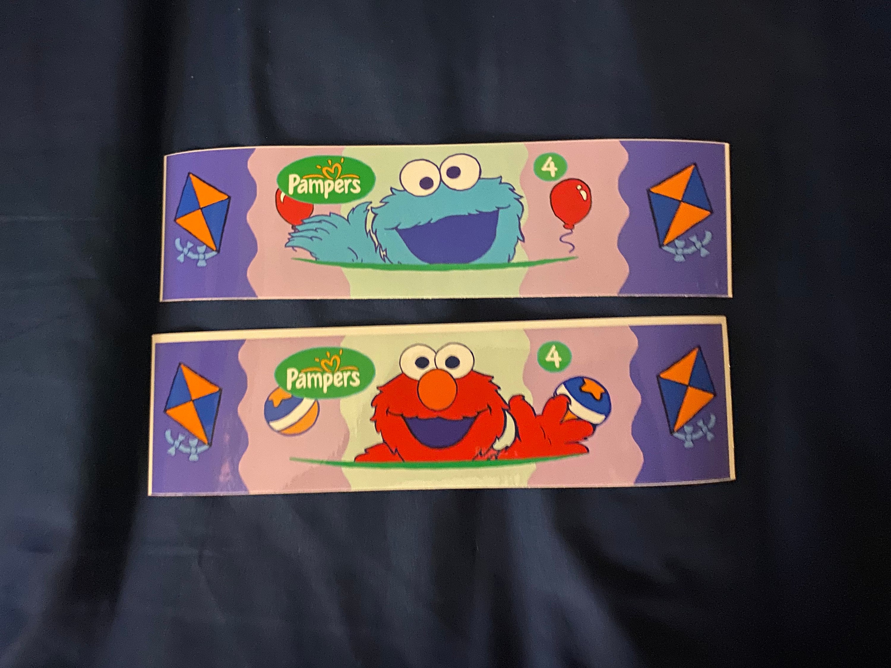Vintage Pampers Sesame Street Diaper Tapes - Etsy