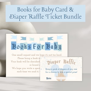 Happiest Baby Shower On Earth Books For Baby Card, Diaper Raffle Ticket, Disneyland Baby Shower, Digital, Printable, Baby Shower Sign, blue