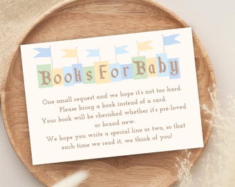 Happiest Baby Shower on Earth Books for Baby Card - Ready to Print - Instant Download - 006
