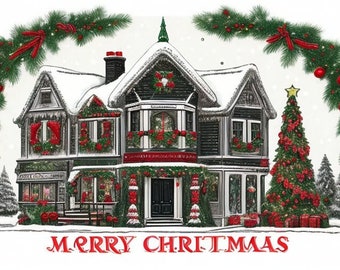 Libro para colorear Jolly Holiday para niños: aventura para colorear navideña