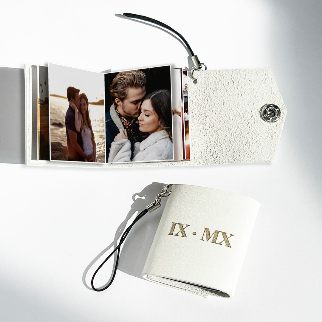 Mini Photo Album Keychain Couples Gift Gift for Him Etsy