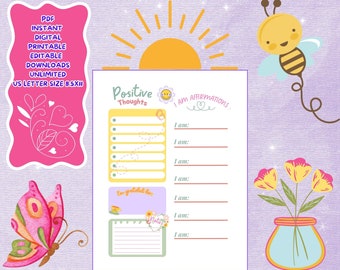 Positive Affirmation Printable - Etsy