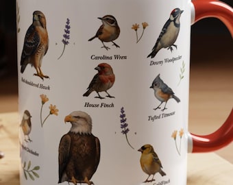 Backyard Bird Mug | Bird Watcher Gift | Gift for Bird Lover | Birding Mug | Bird Gift | Nature-Inspired Drinkware