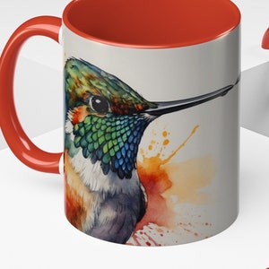 Hummingbird Mug, Bird Gift, Bird Watcher Mug, Bird Lover Mug, Bird Mug, Spring Bird Mug, Bird Coffee Cup, Gifts with Hummingbirds