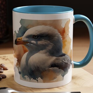 Gull Mug,  Bird Gift, Bird Watcher Mug, Bird Lover Mug, Name Bird Mug, Spring Bird Mug, Bird Coffee Cup, Gifts with Gull, Gull Mug