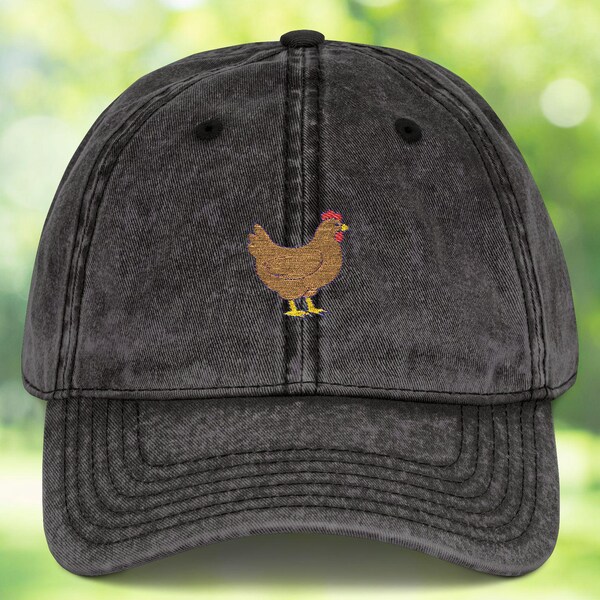 Embroidered Chicken - Etsy