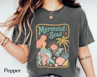Mermaid Soul Shirt | Beach Mermaid Tee | Coastal Ocean Aesthetic