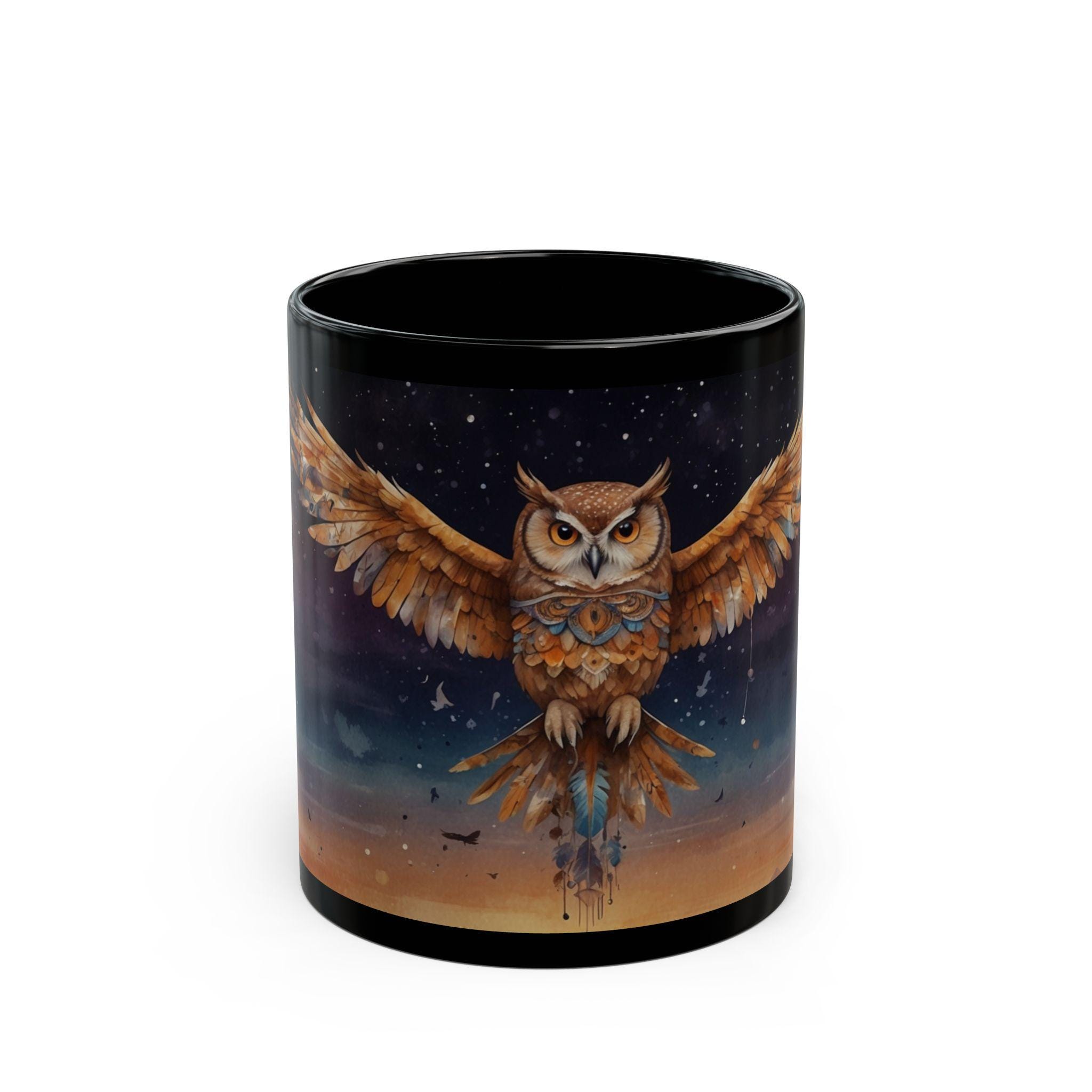 Owl  Mug, Bird Mug, Bird Name Mug, Owl Lover, bird watcher gift, birding, bird gifts, gifts with Owl